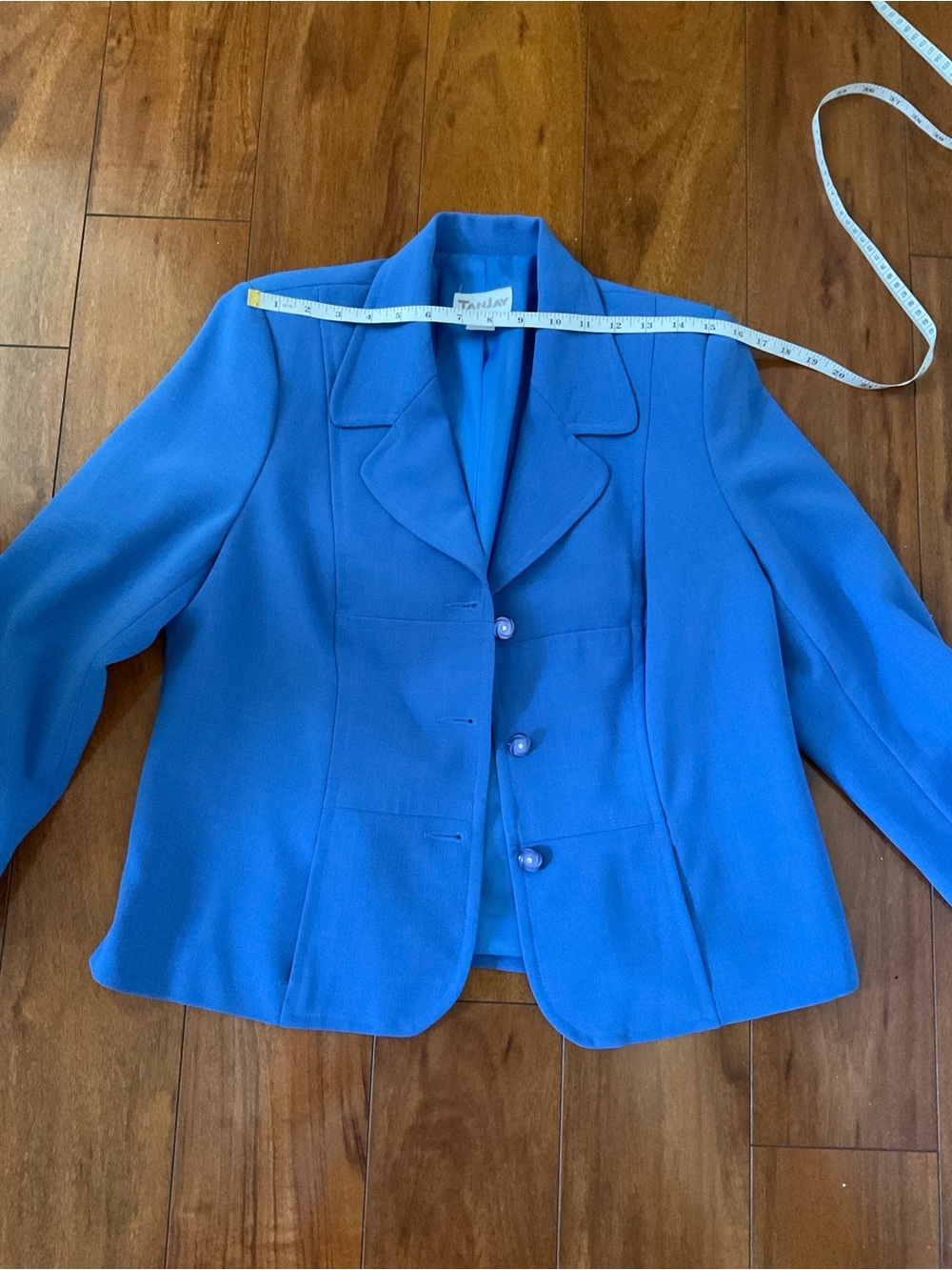Blue Women's Tailored Blazer Jacket
